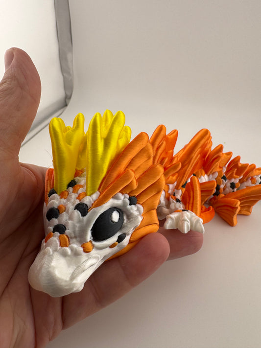 Dragon -- 3D Printed -- Baby Koi Dragon