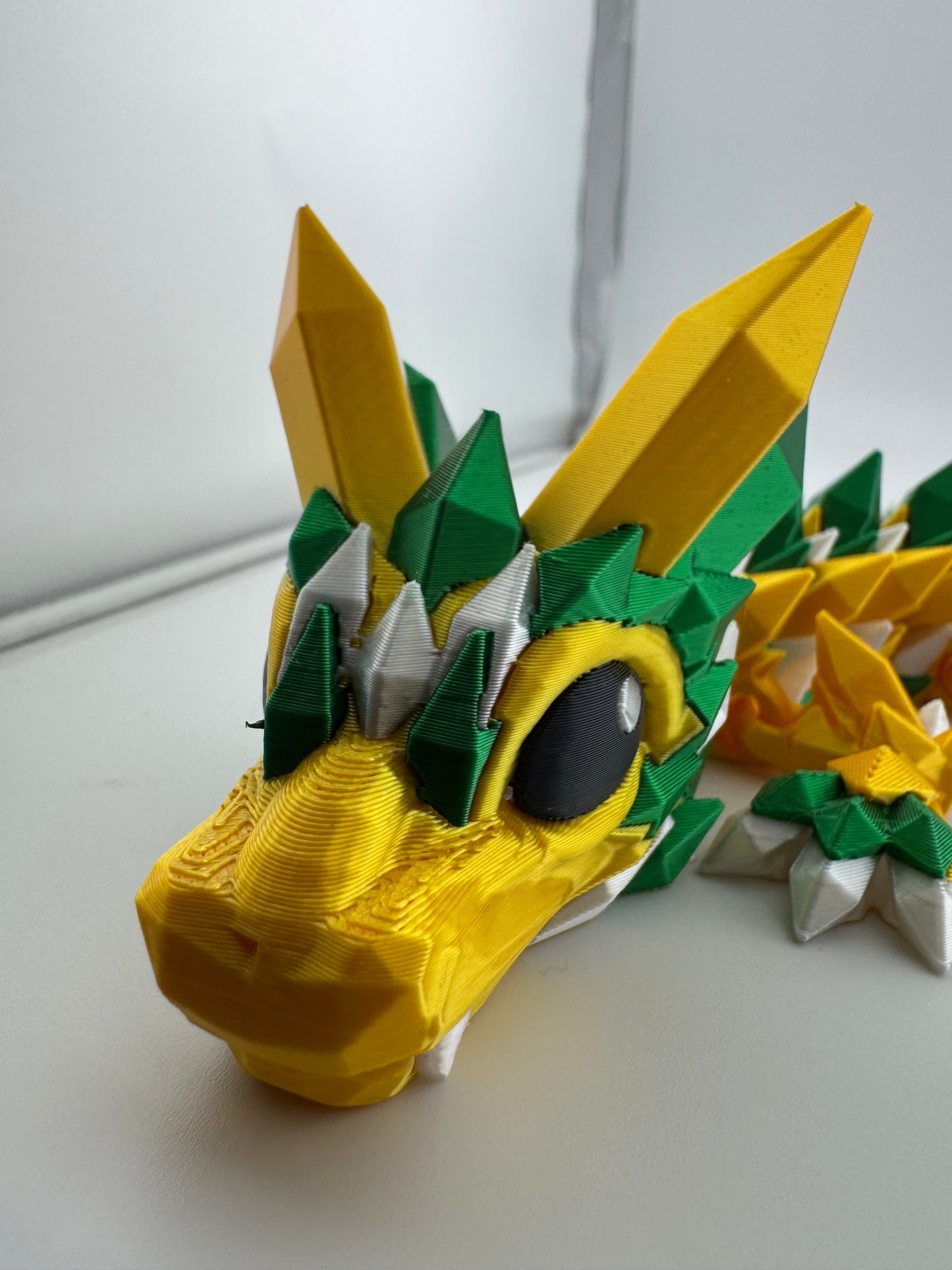 Dragon -- 3D Printed -- Crystal Dragon