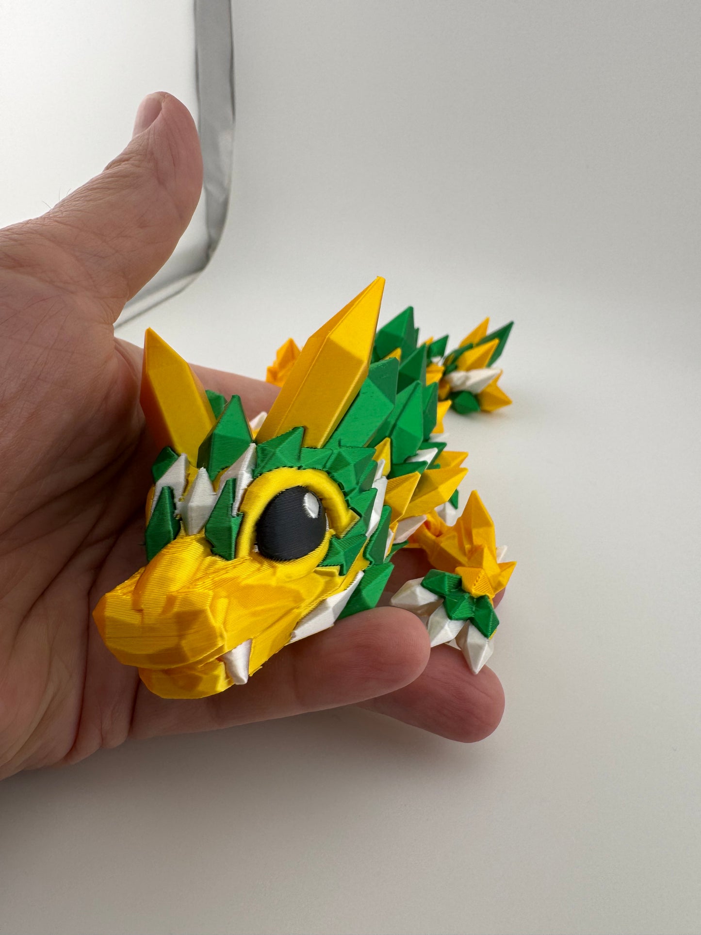 Dragon -- 3D Printed -- Crystal Dragon