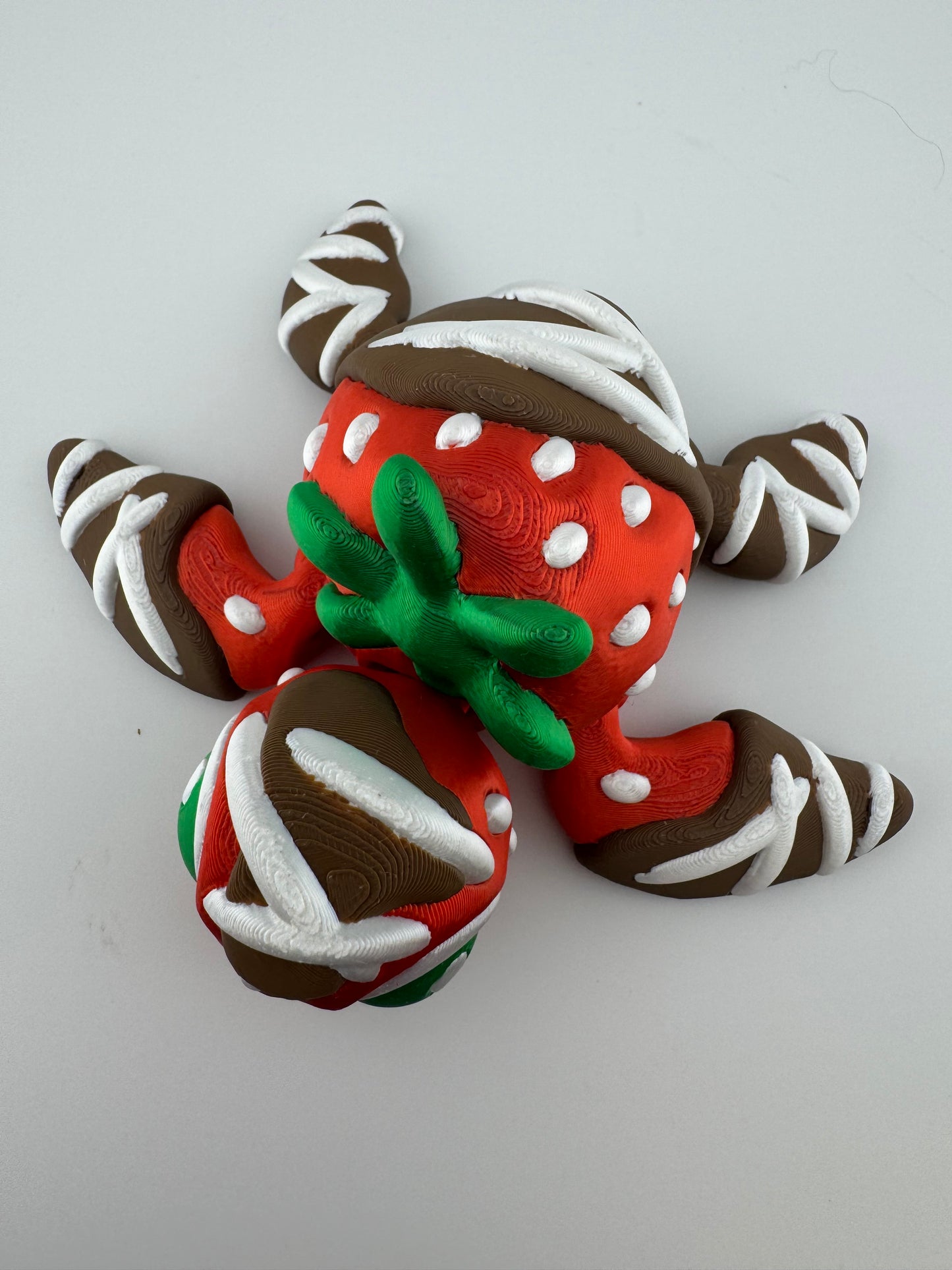 Reptile -- 3D Printed -- Chocolate Strawberry Turtle