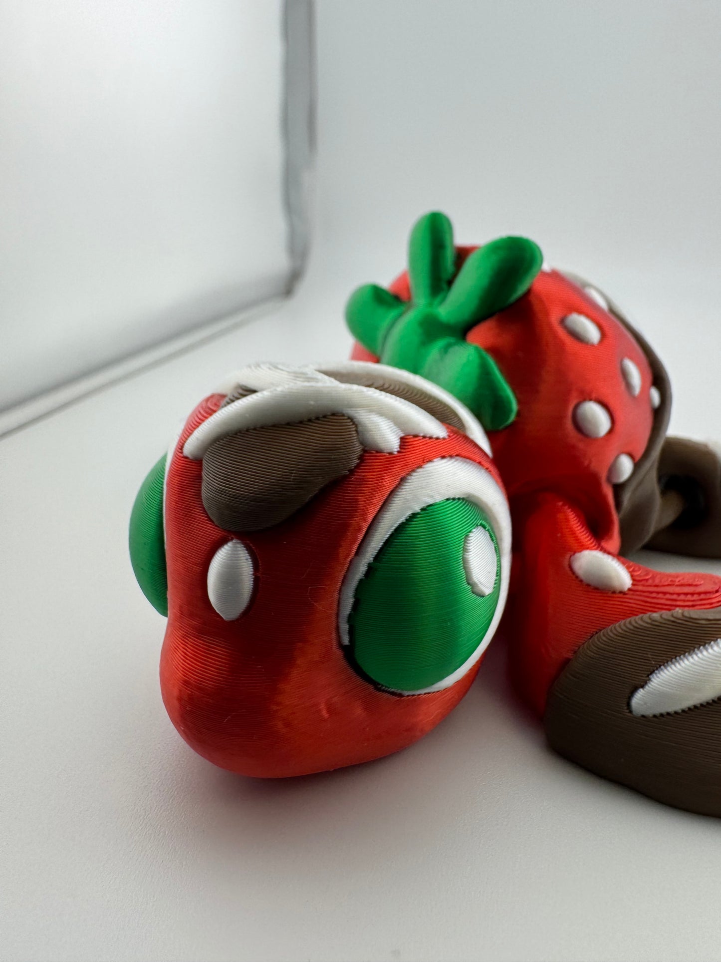 Reptile -- 3D Printed -- Chocolate Strawberry Turtle