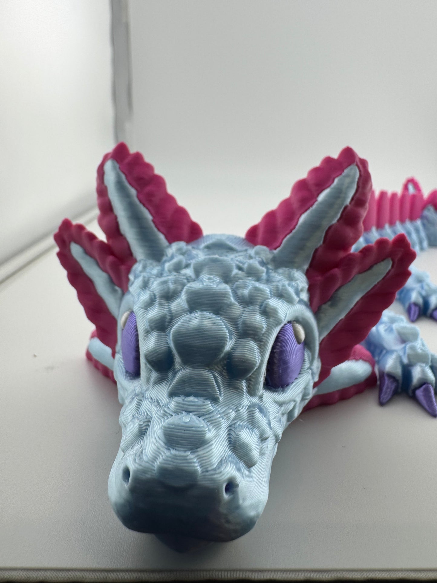 Dragon -- 3D Printed -- Axolotl Dragon