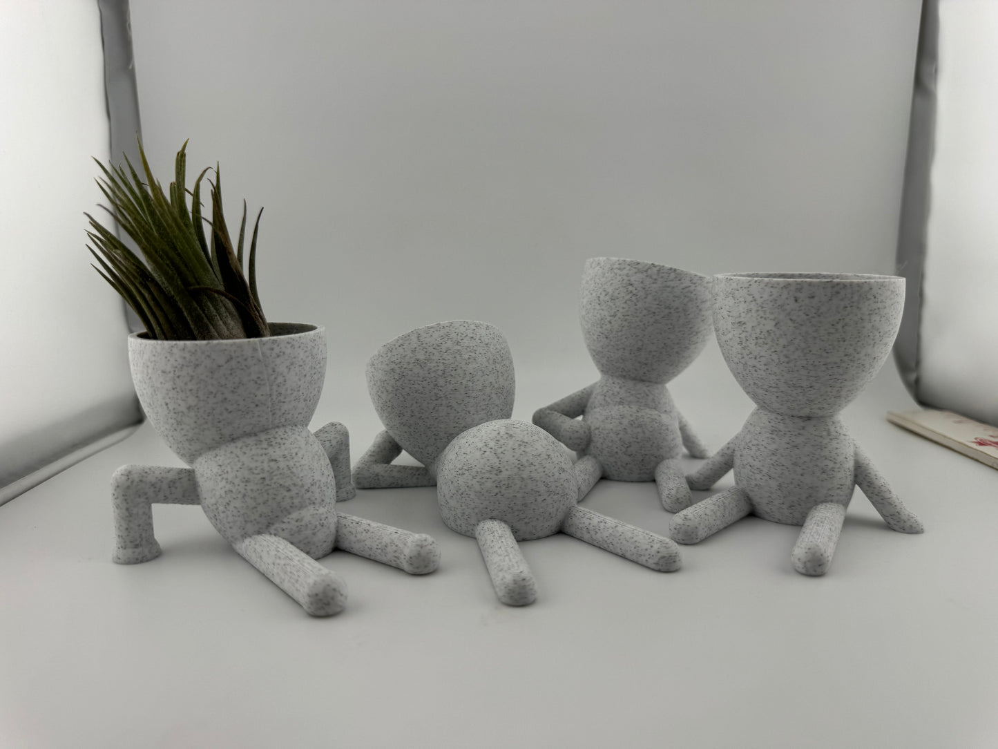 Flower Pot -- 3D Printed -- Air Heads