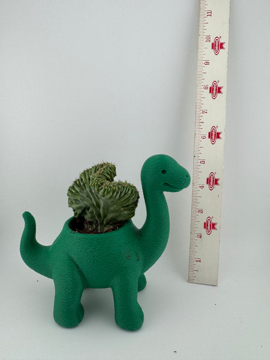 Flower Pot -- 3D Printed -- Brontosaurus