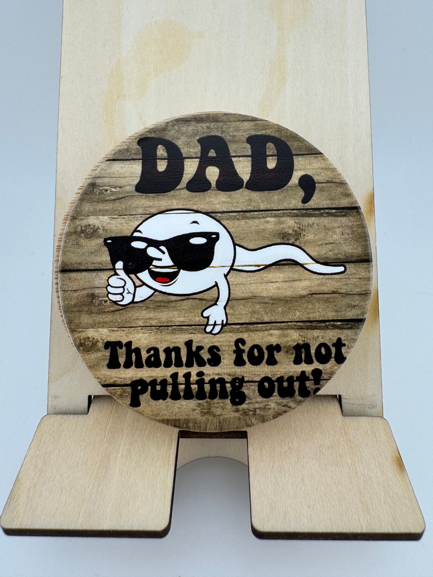 Bottle Opener -- UV Printed -- Dad, Thanks for Not