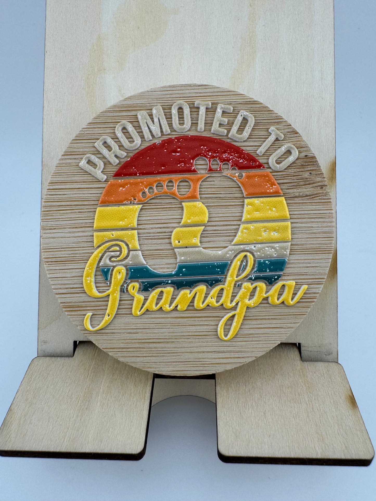 Bottle Opener -- UV Printed -- PromotedToGrandpa
