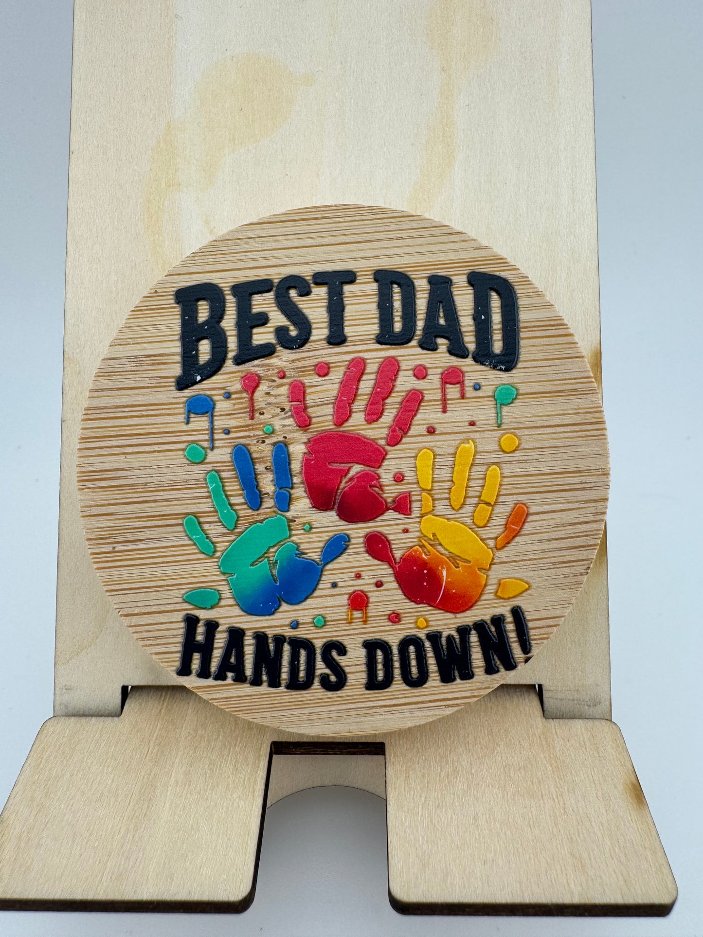 Bottle Opener -- UV Printed -- Best Dad, Hands Down