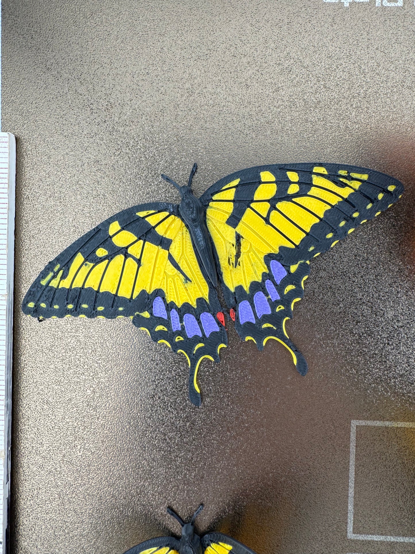 Referigerator Magnet -- 3D Printed -- Butterfly Collection