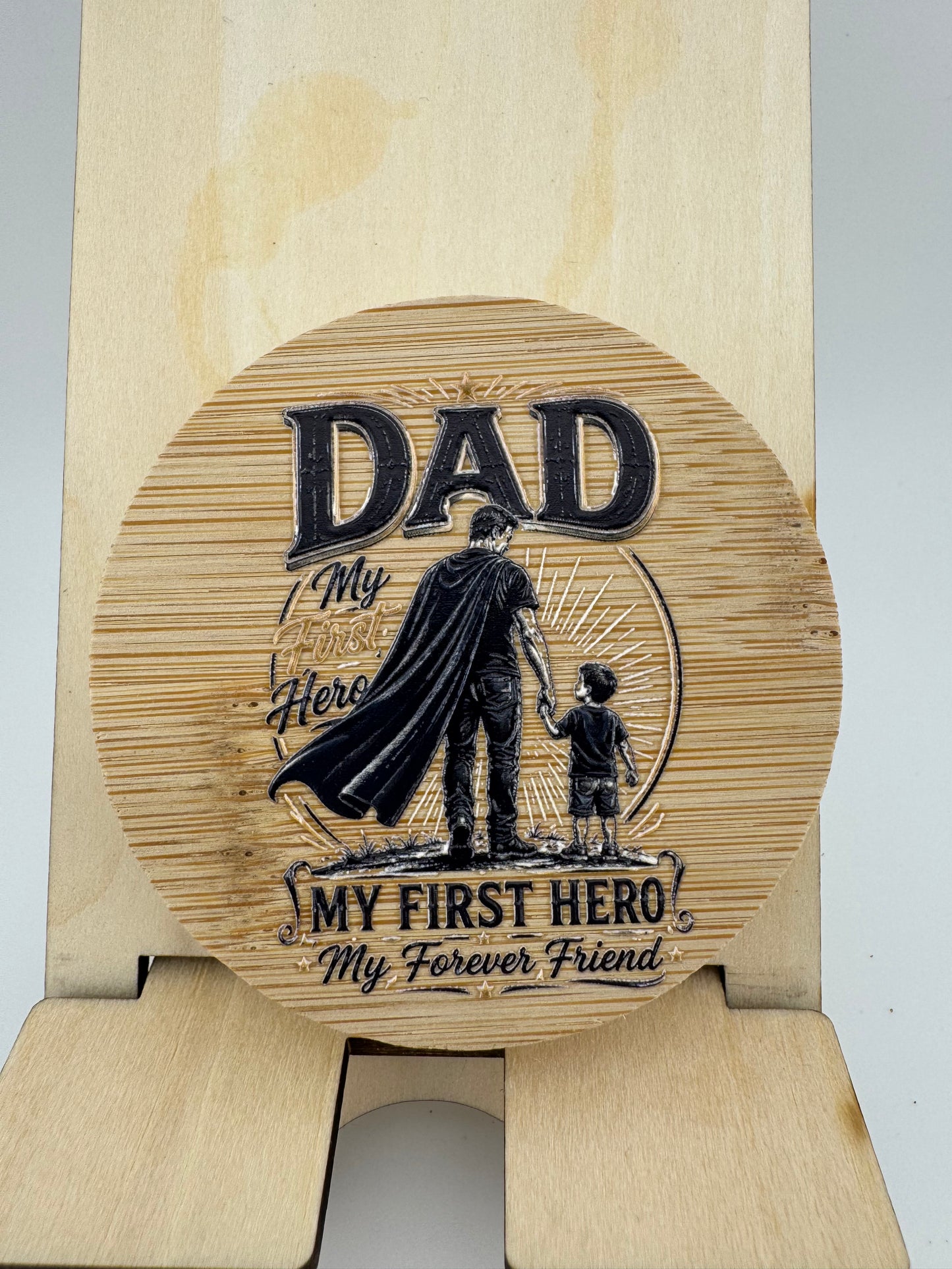 Bottle Opener -- UV Printed -- Dad, My First Hero, My Forever Friend