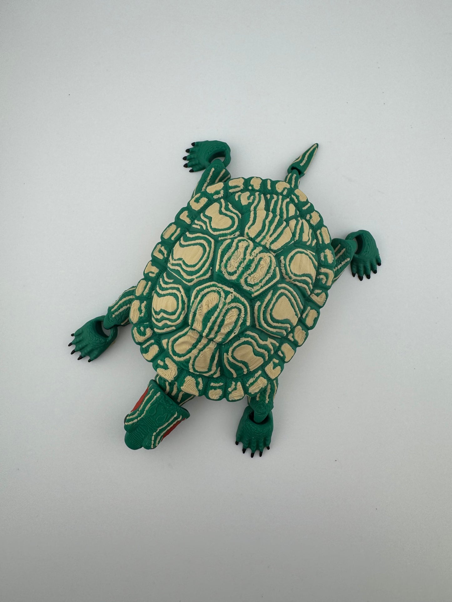 Reptile -- 3D Printed -- Red Slider Turtle