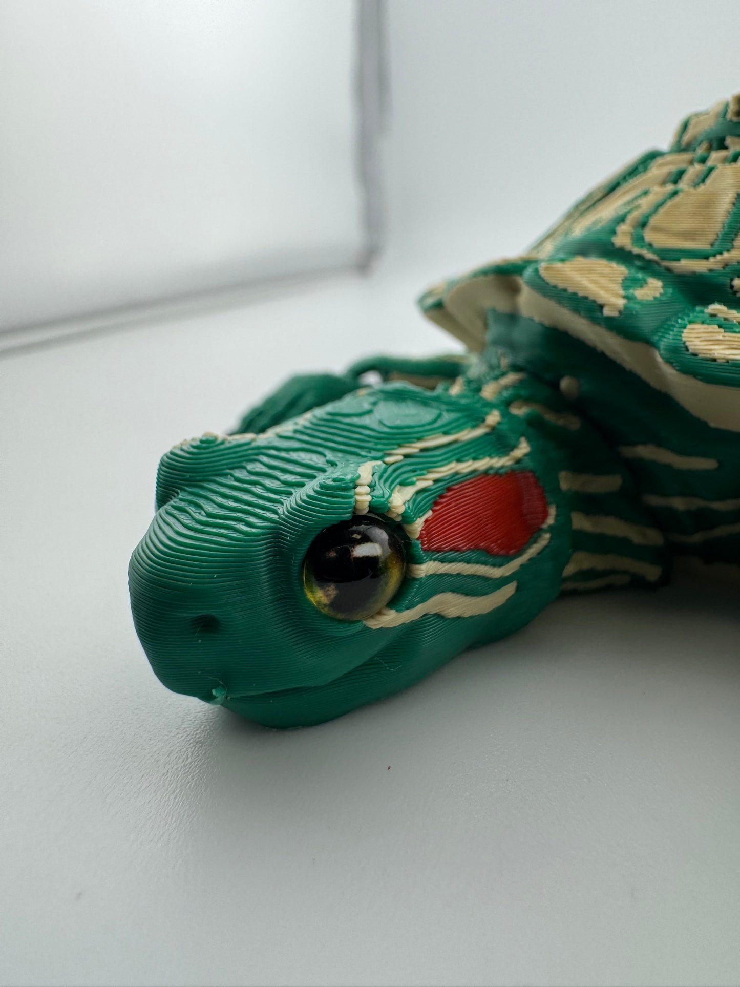 Reptile -- 3D Printed -- Red Slider Turtle