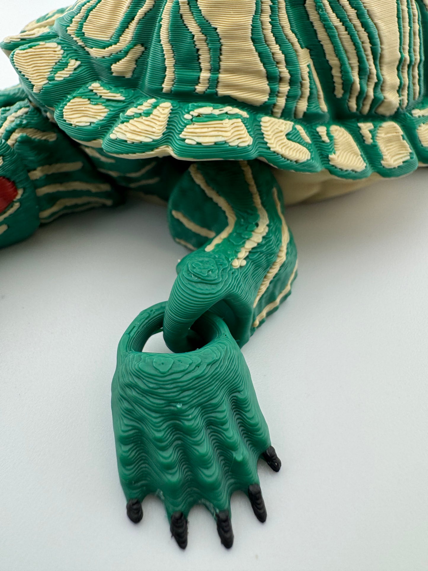Reptile -- 3D Printed -- Red Slider Turtle