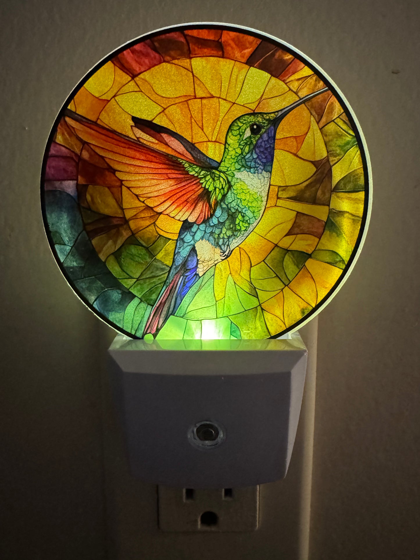 Night Light -- UV Printed -- Hummingbird 4