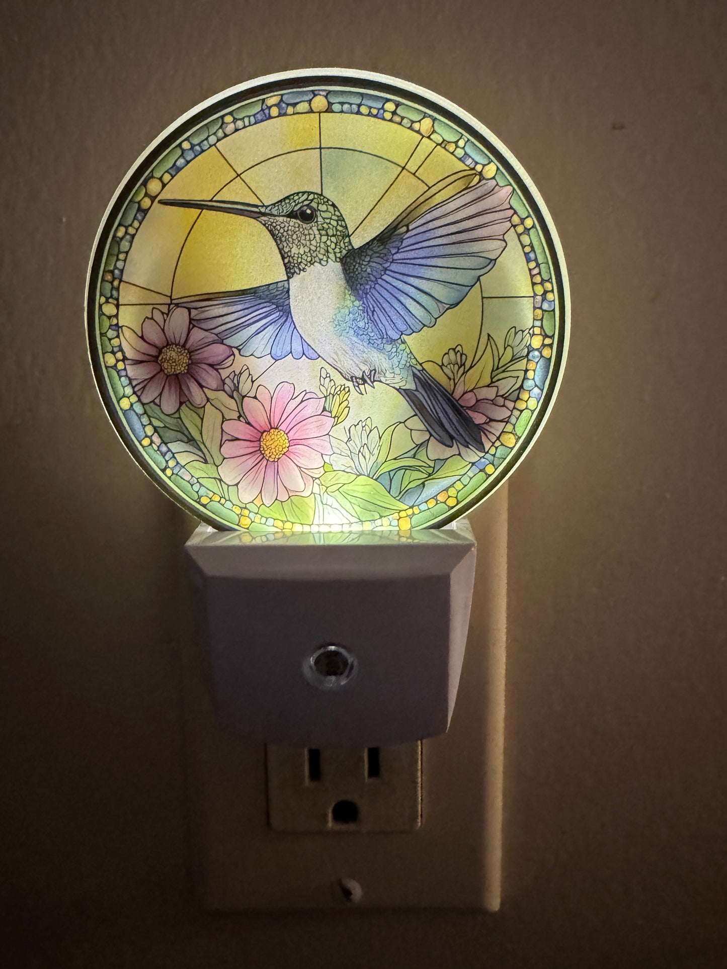 Night Light -- UV Printed -- Hummingbird 3
