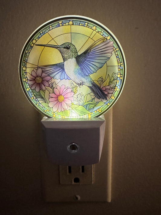 Night Light -- UV Printed -- Hummingbird 3