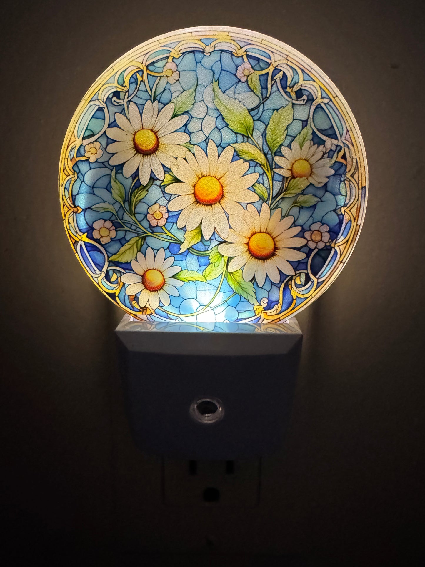 Night Light -- UV Printed -- Daisies