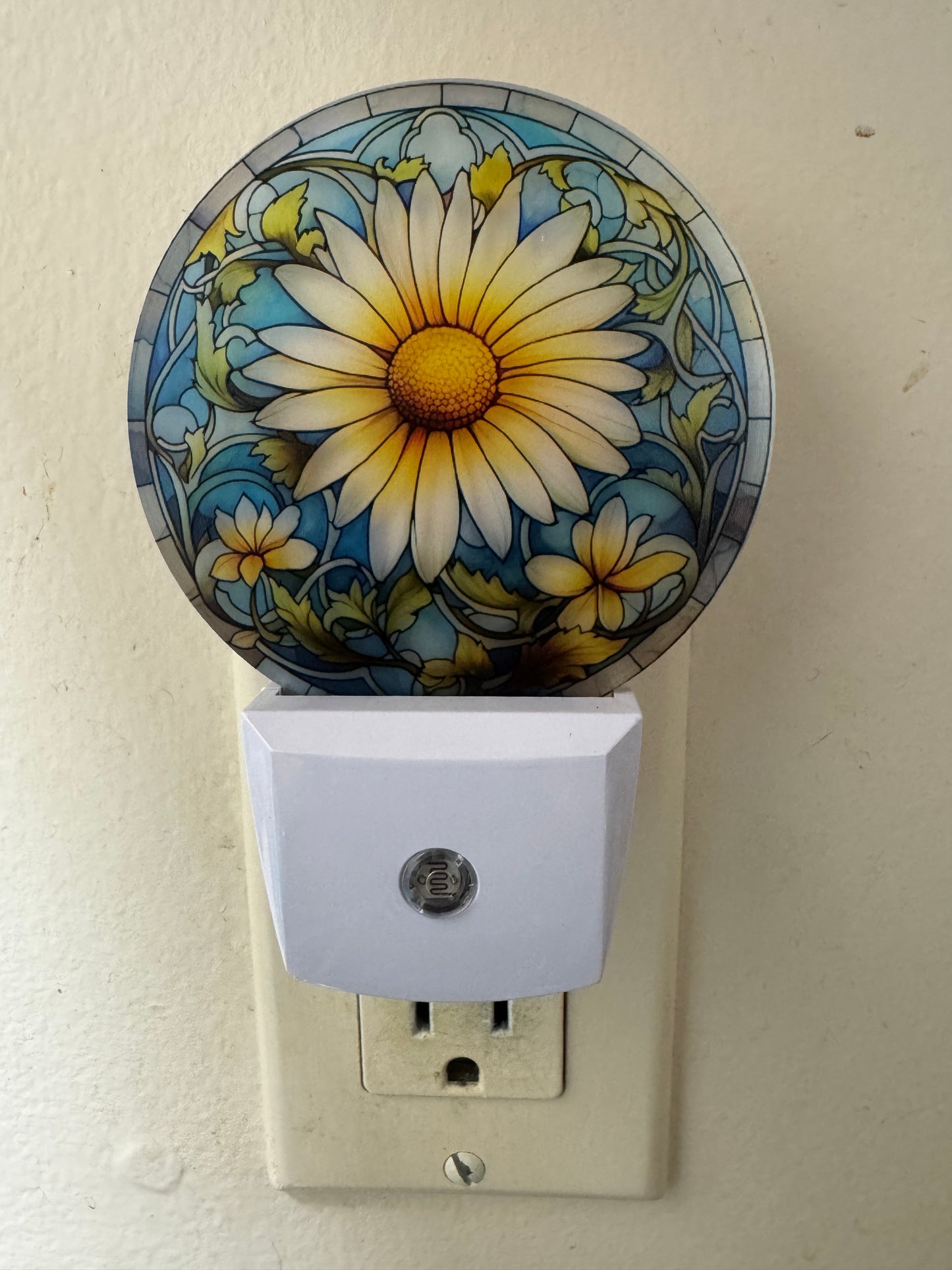 Night Light -- UV Printed -- Daisies 2