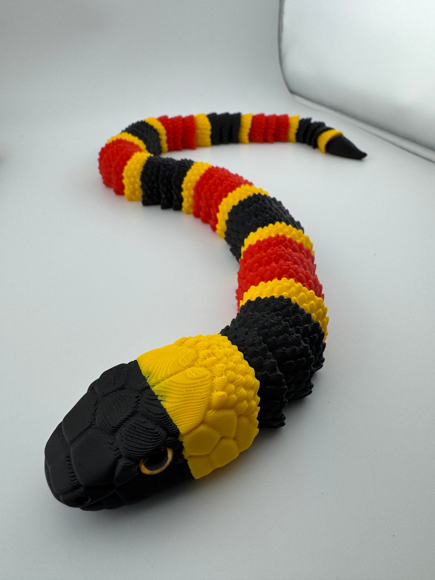 Reptile -- 3D Printed -- Coral Snake