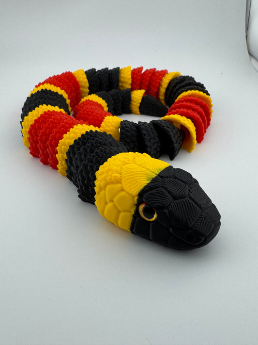 Reptile -- 3D Printed -- Coral Snake