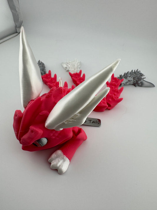 Dragon -- 3D Printed -- 3 Tails