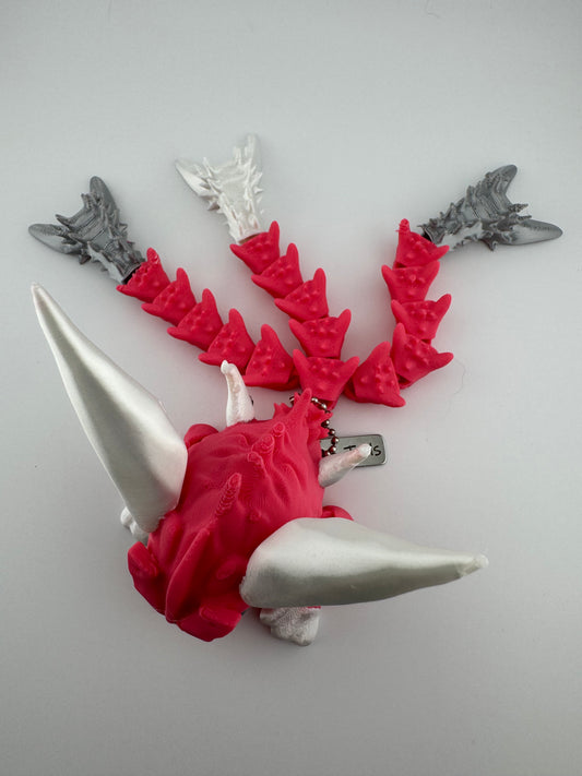 Dragon -- 3D Printed -- 3 Tails