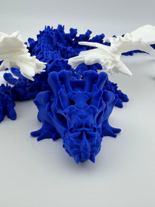 Dragon -- 3D Printed -- Baby Hollow Dragon with Wings