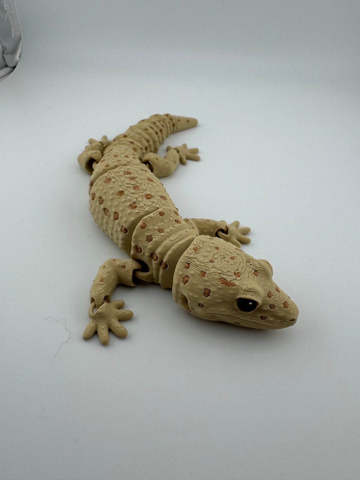 Reptile -- 3D Printed -- Painted Leopard Gecko