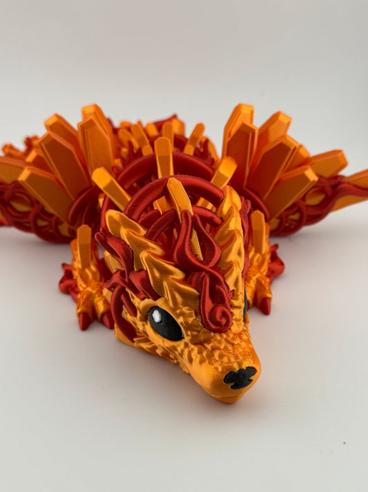 Dragon -- 3D Printed -- Baby Solar Dragon