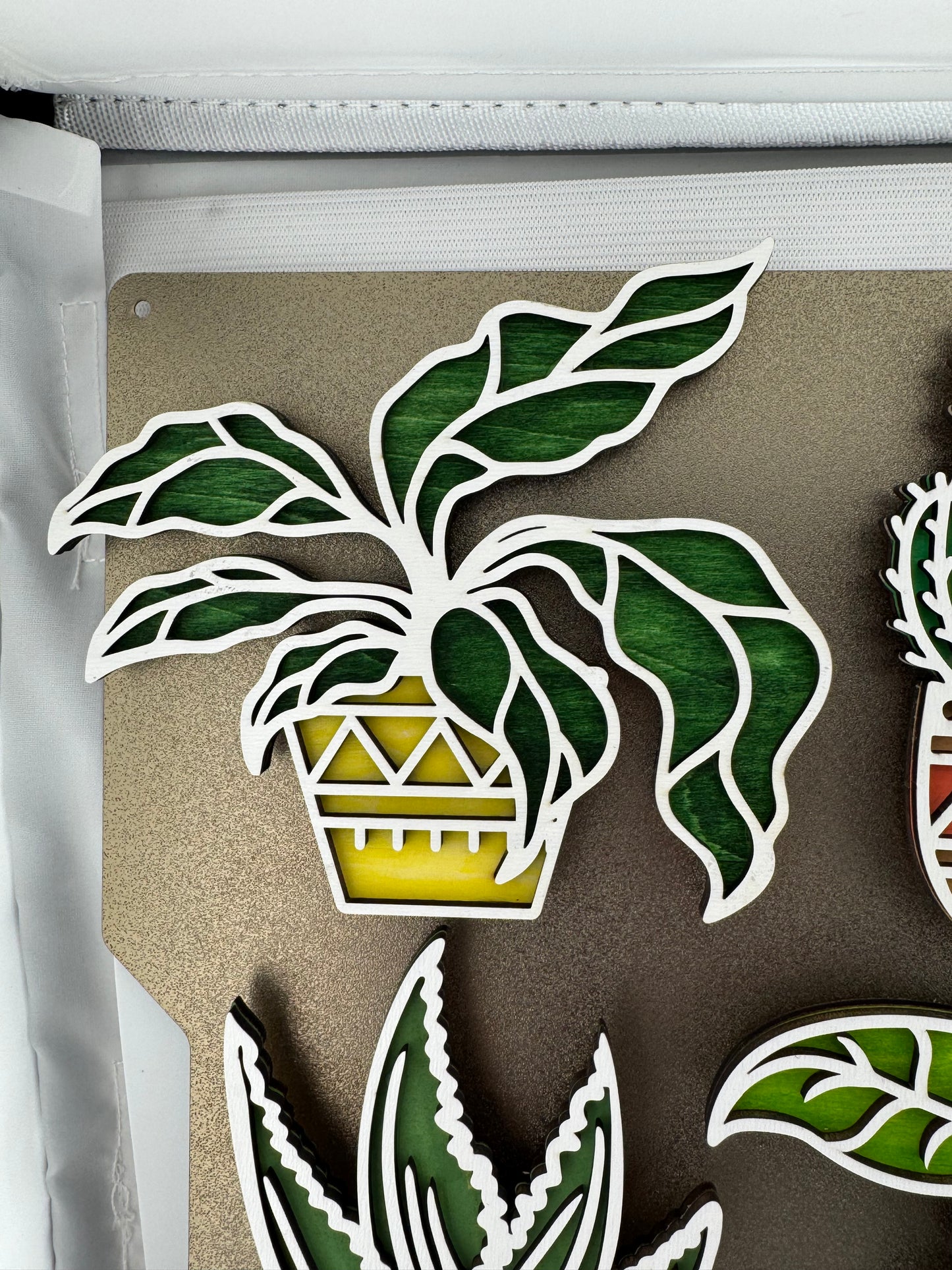 Magnet -- Laser -- Wooden -- Cactus