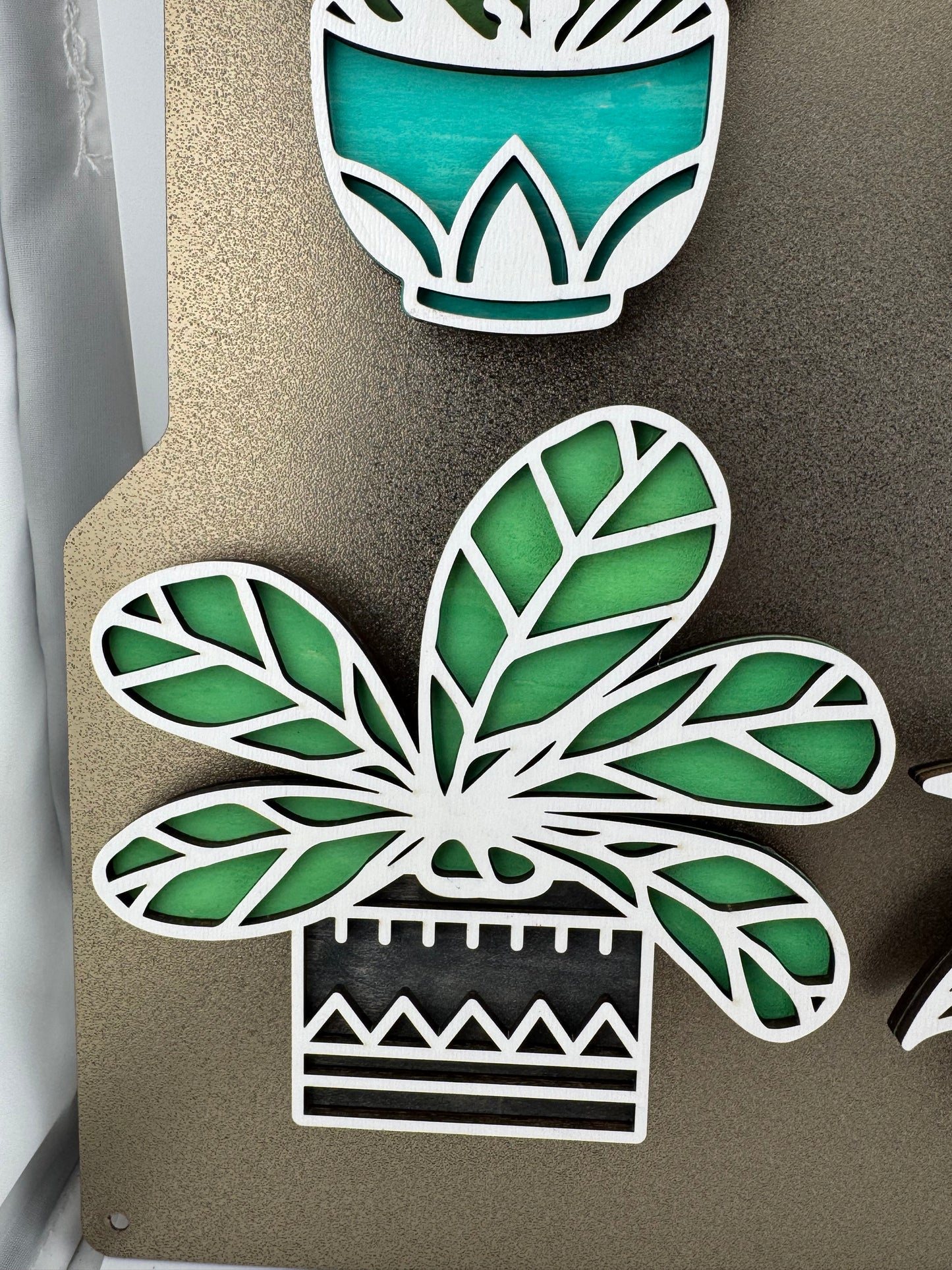 Magnet -- Laser -- Wooden -- Cactus