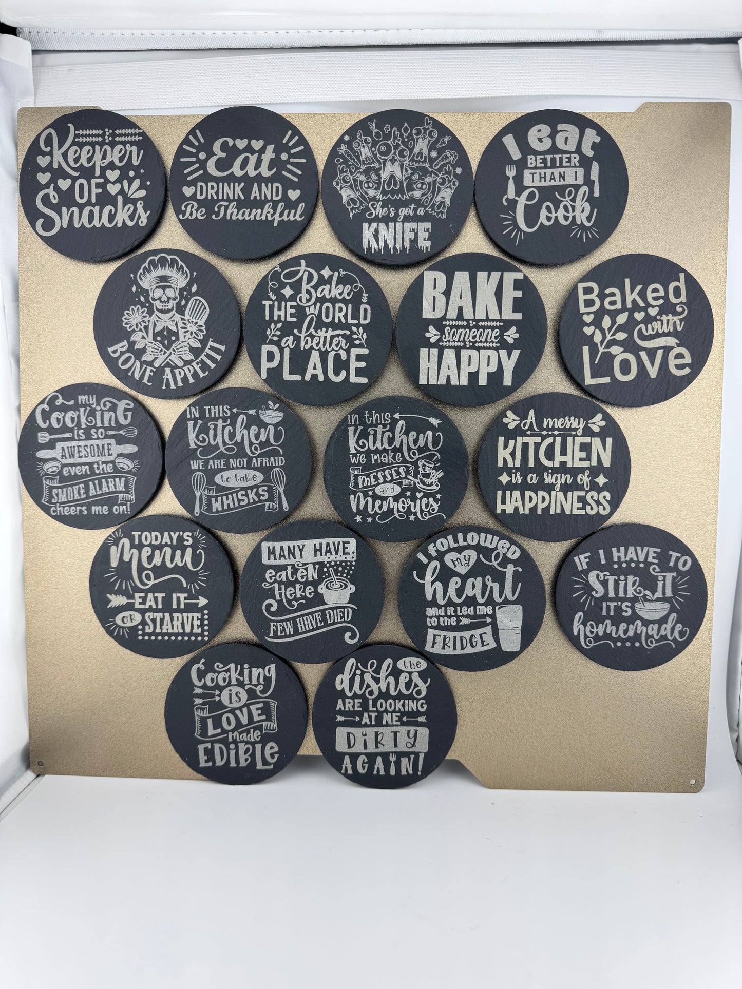 Magnet -- Laser -- Slate -- Quotes