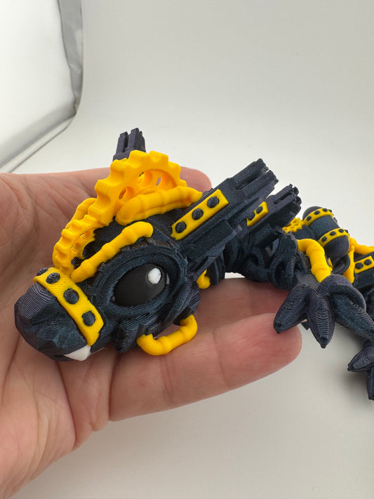 Dragon -- 3D Printed -- Steampunk