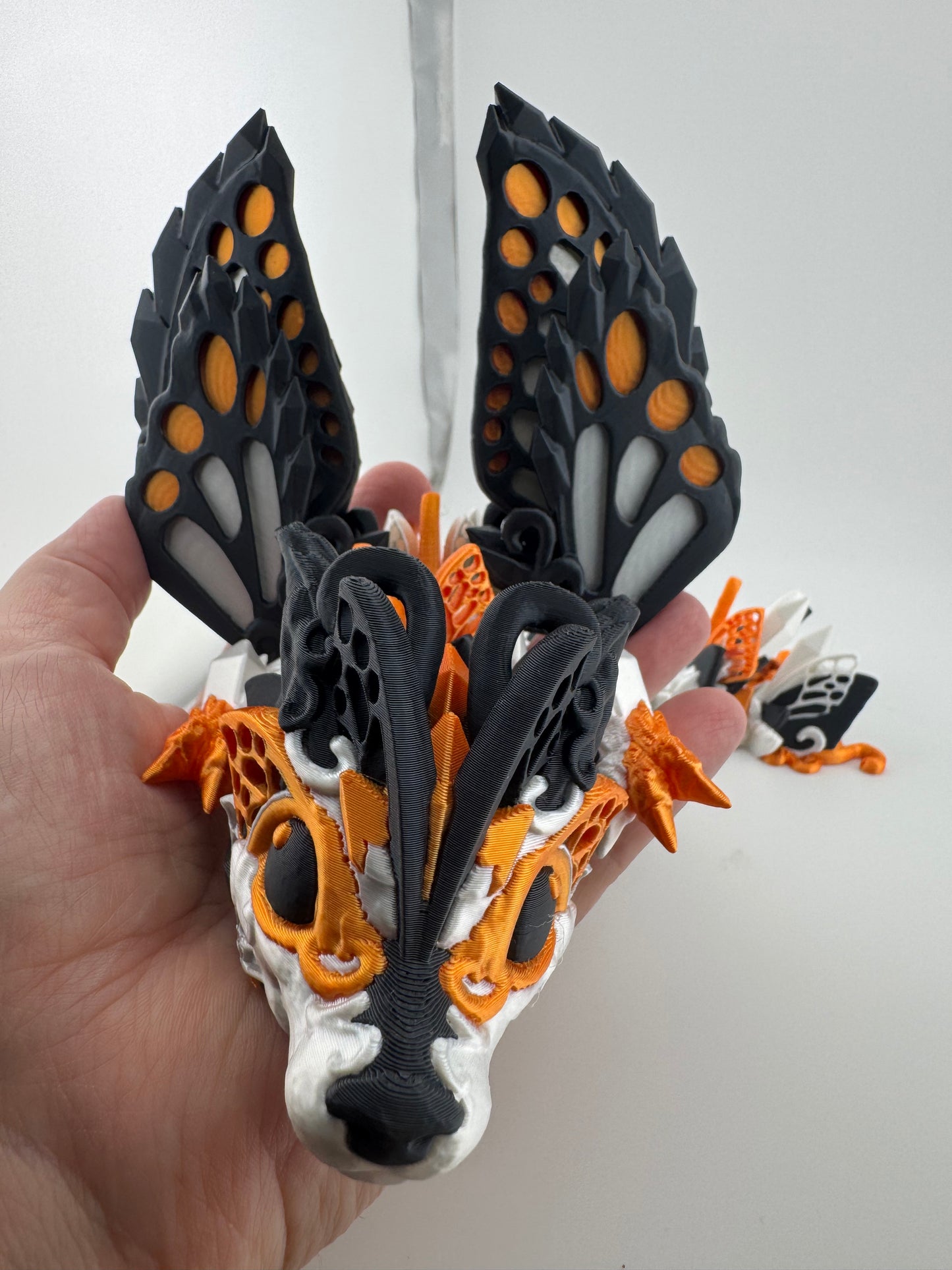 Dragon -- 3D Printed -- Baby Fae Wolf Dragon