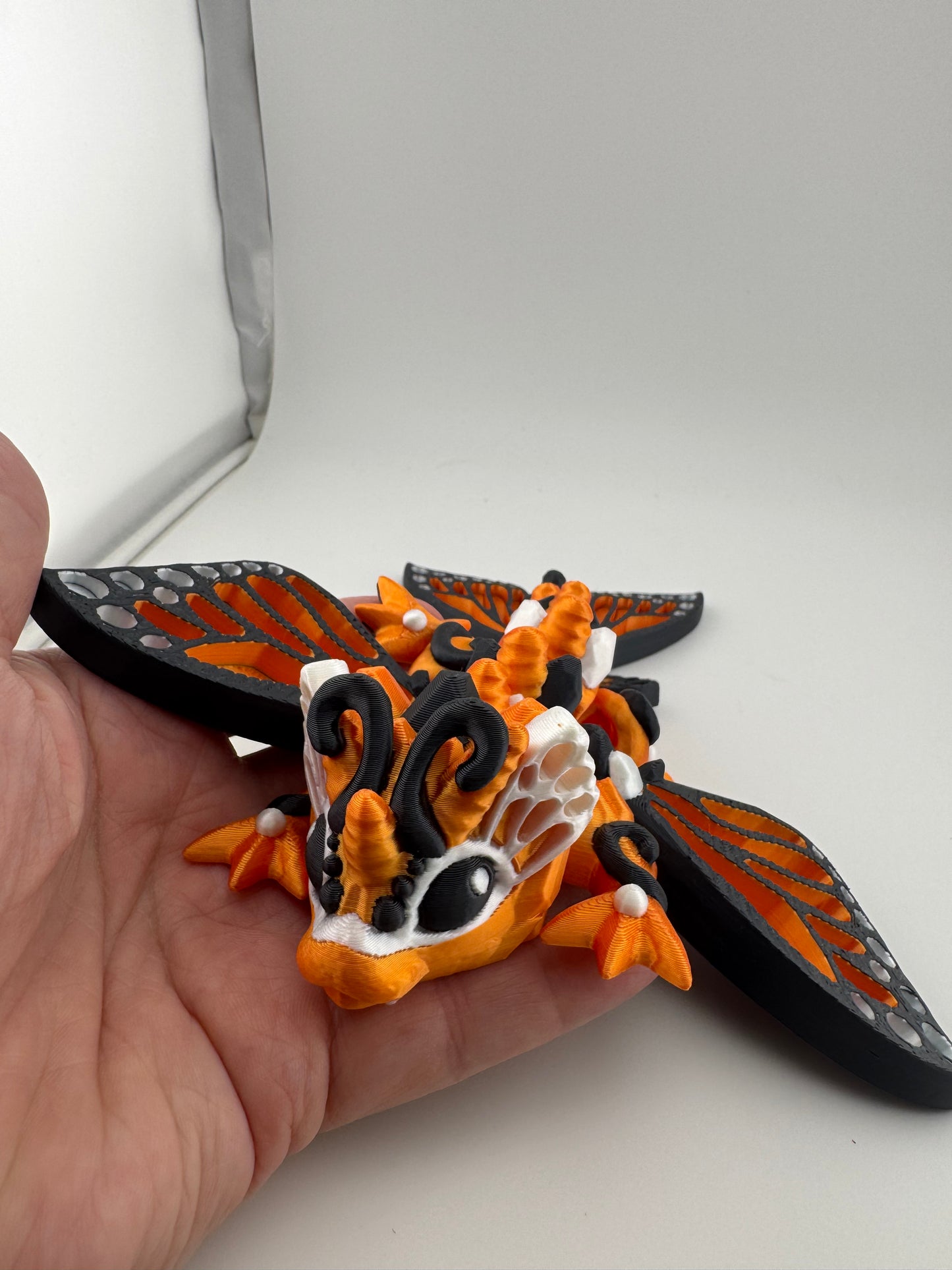 Dragon -- 3D Printed -- Tiny Butterfly Dragon